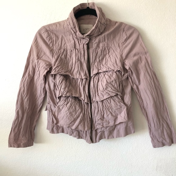 LOFT Jackets & Blazers - Loft Ruffle Jacket